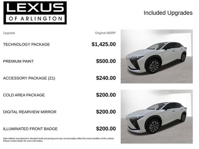Used 2023 Lexus RZ 450e Premium w/ Technology Package image 4