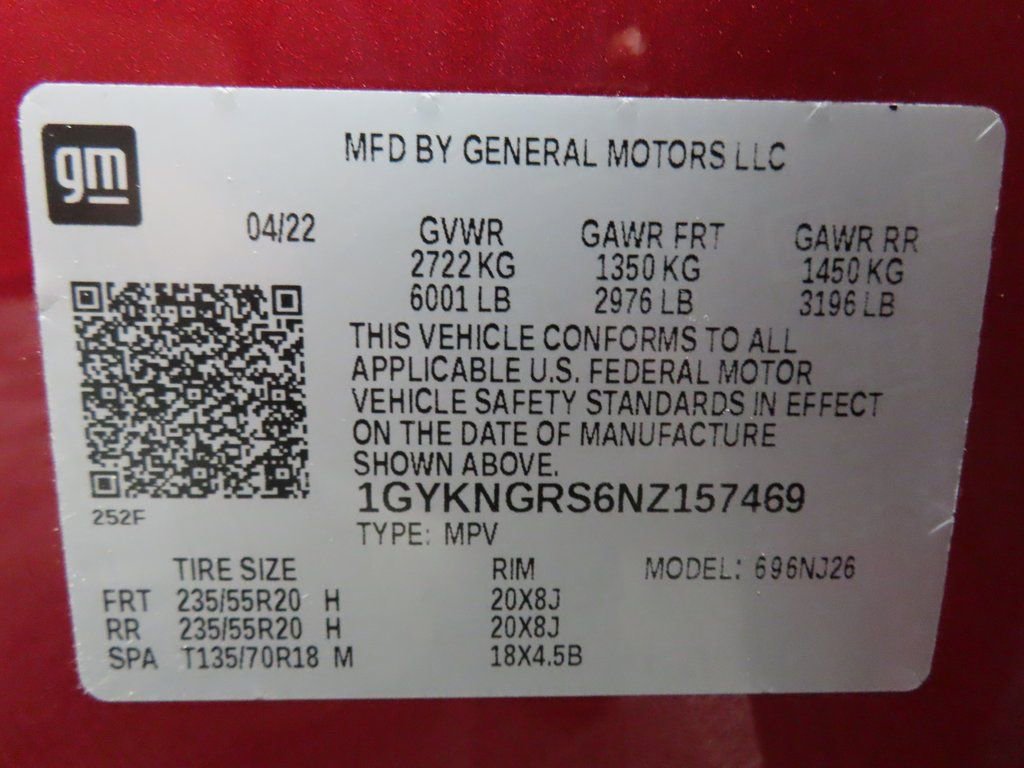 Used 2022 Cadillac XT5 Sportv w/ Technology Package image 67