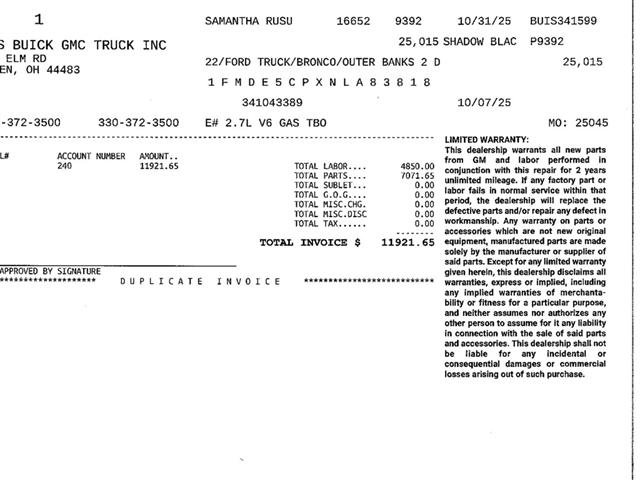 Used 2022 Ford Bronco Outer Banks image 6