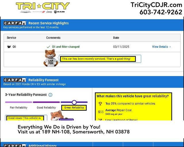 Used 2021 Honda CR-V EX image 13