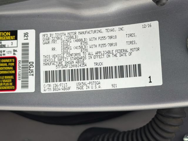 Used 2017 Toyota Tundra SR5 w/ SR5 Upgrade Package AWD/4WD image 39