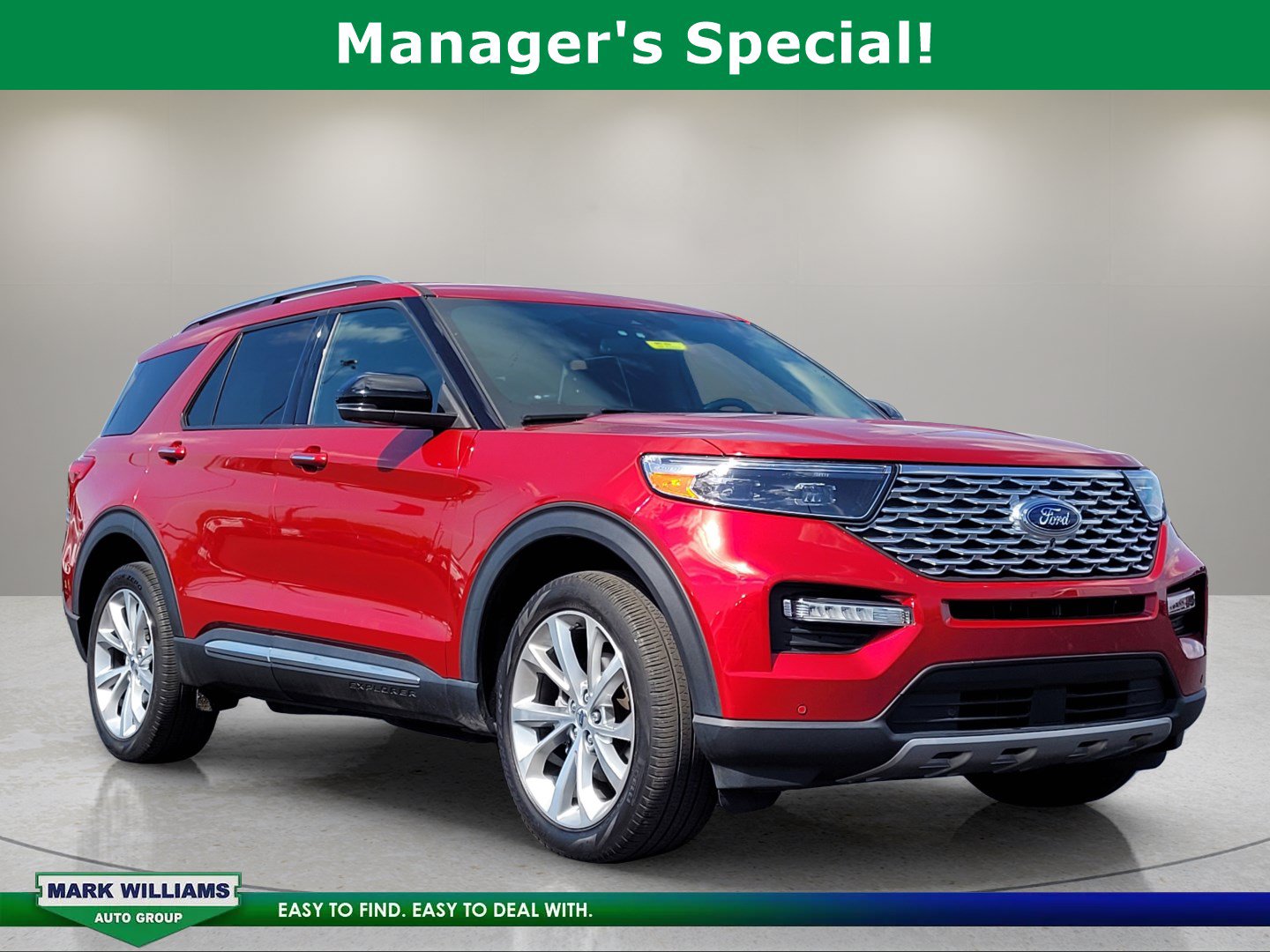 Certified 2023 Ford Explorer Platinum w/ Equipment Group 601A AWD/4WD image 1