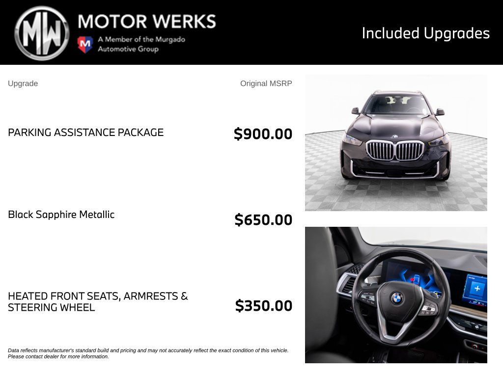Used 2024 BMW X5 xDrive40i w/ Parking Assistance Package AWD/4WD image 4
