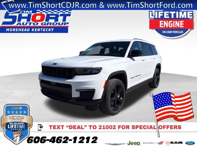 Used 2025 Jeep Grand Cherokee L Limited w/ Black Appearance Package AWD/4WD 360° Tour