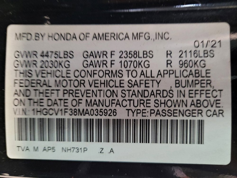 Used 2021 Honda Accord Sport image 33