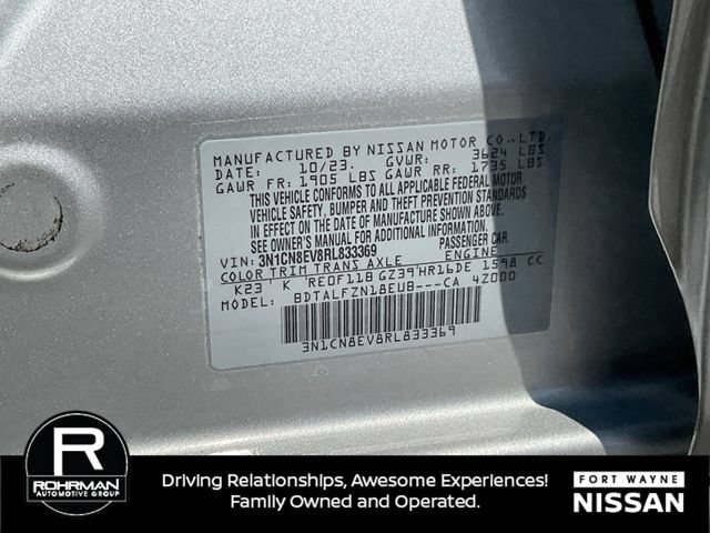 Certified 2024 Nissan Versa SV FWD image 41