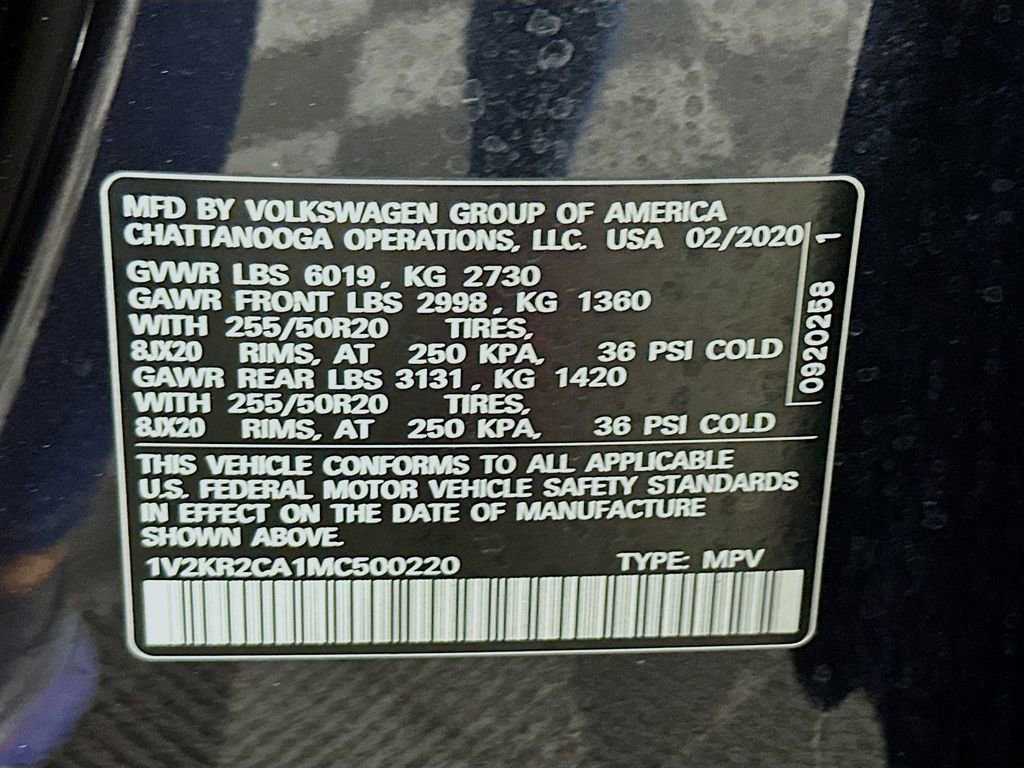 Used 2021 Volkswagen Atlas SE w/ Panoramic Sunroof Package image 34