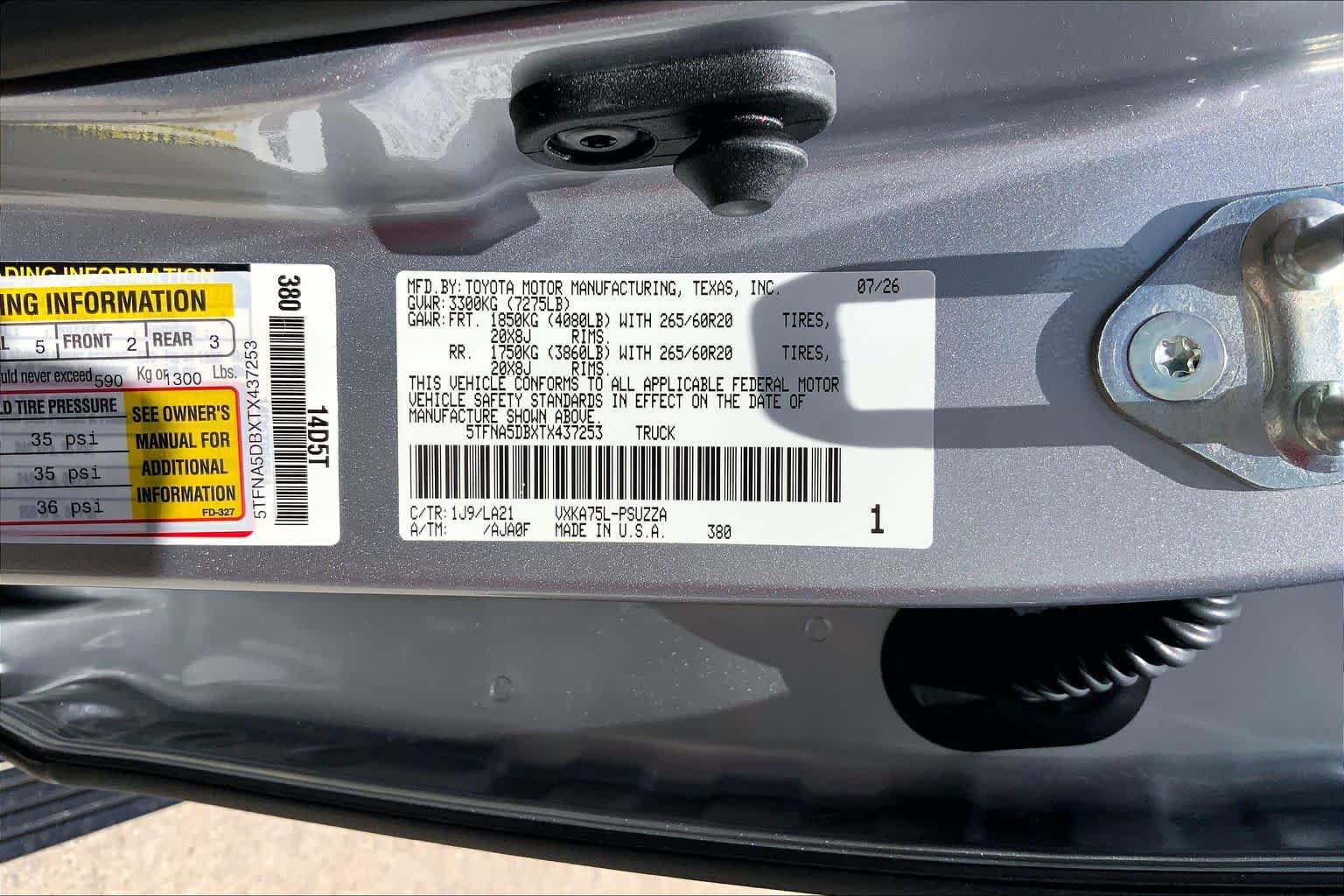 New 2026 Toyota Tundra Platinum AWD/4WD image 18