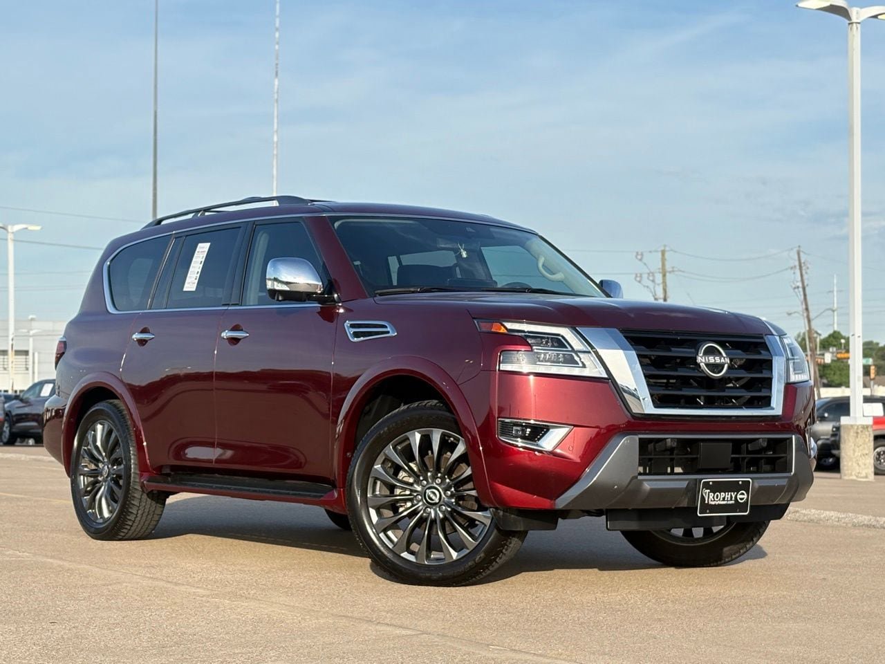 Certified 2023 Nissan Armada Platinum w/ Captain's Chairs Package AWD/4WD image 2