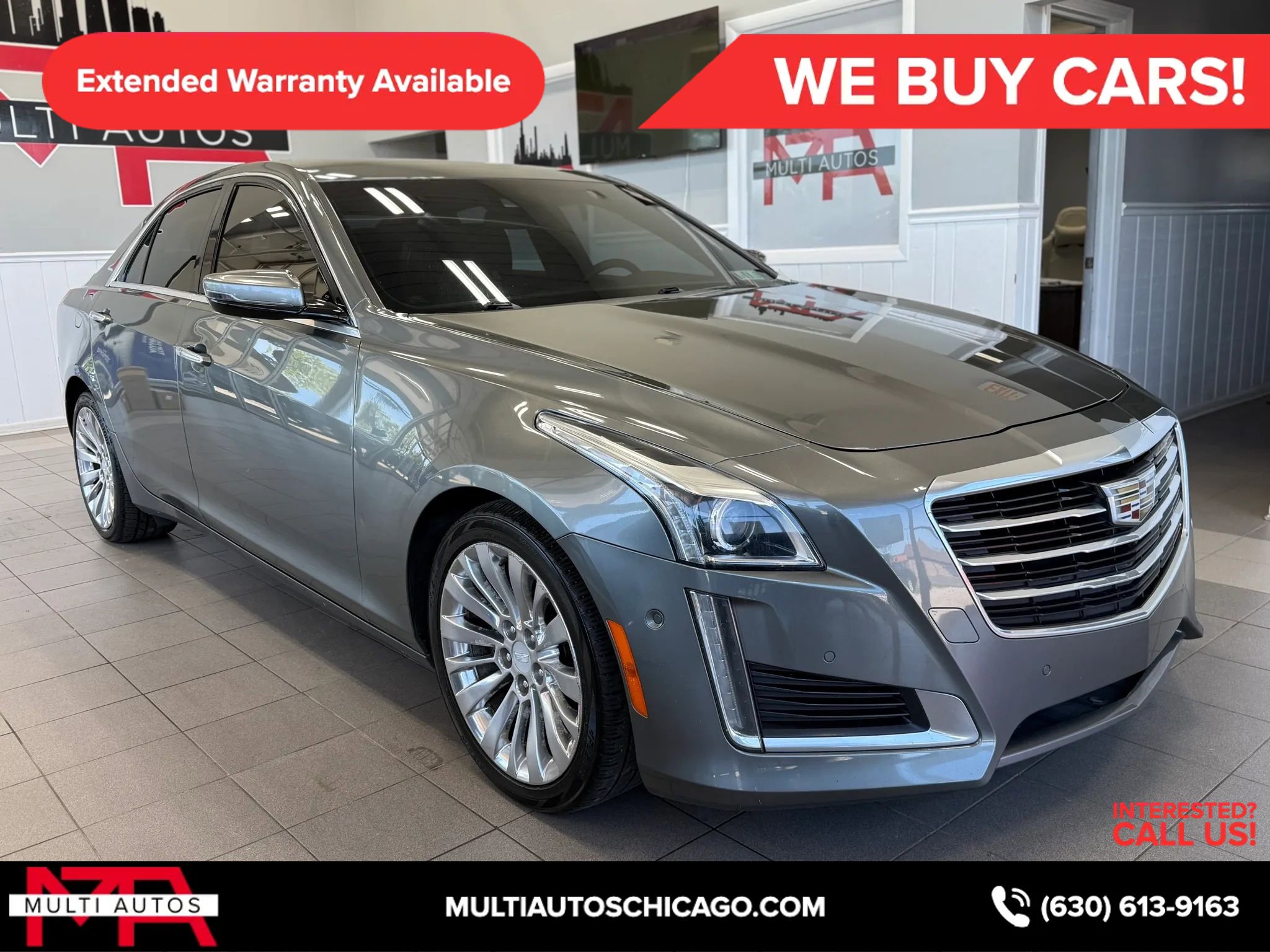 Used 2016 Cadillac CTS Premium AWD/4WD image 3