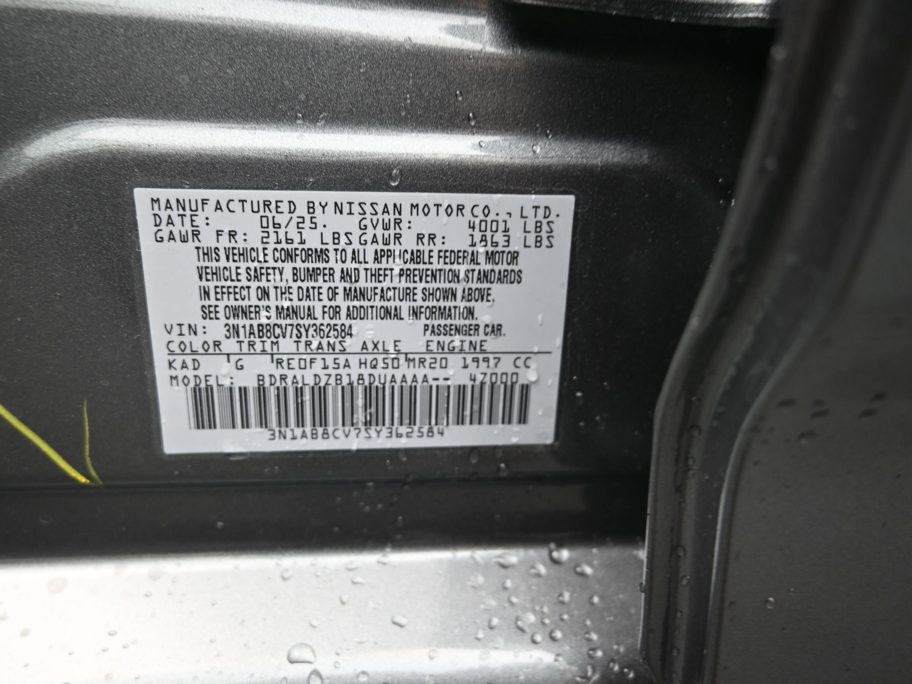 New 2025 Nissan Sentra SV w/ All-Weather Package image 10