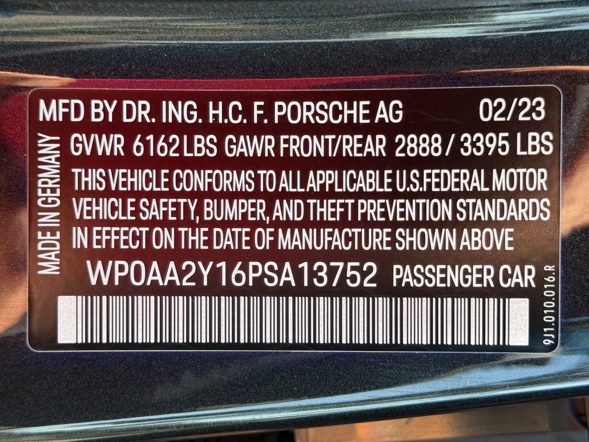 Certified 2023 Porsche Taycan RWD image 40