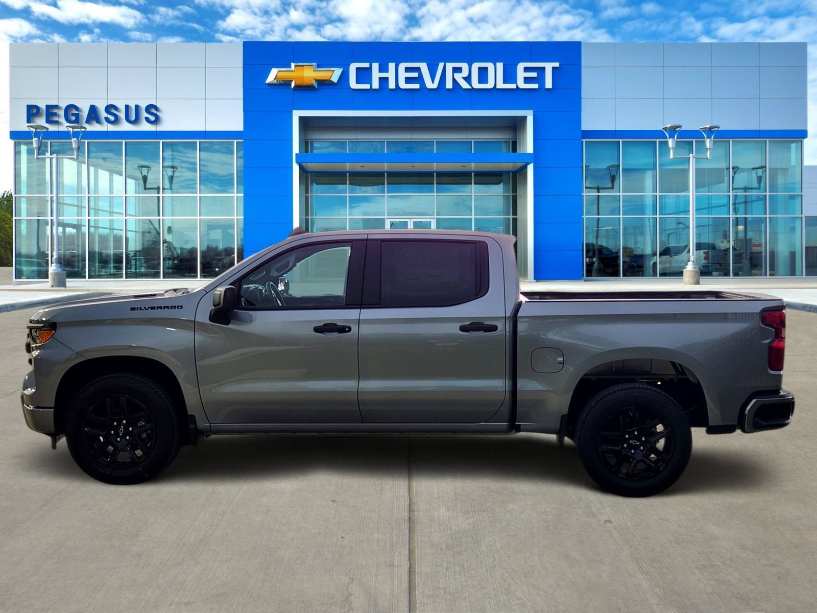 New 2026 Chevrolet Silverado 1500 Custom w/ LPO, Dark Essentials Package RWD image 3