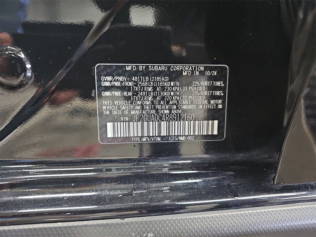 Used 2024 Subaru Crosstrek 2.0i Premium image 34