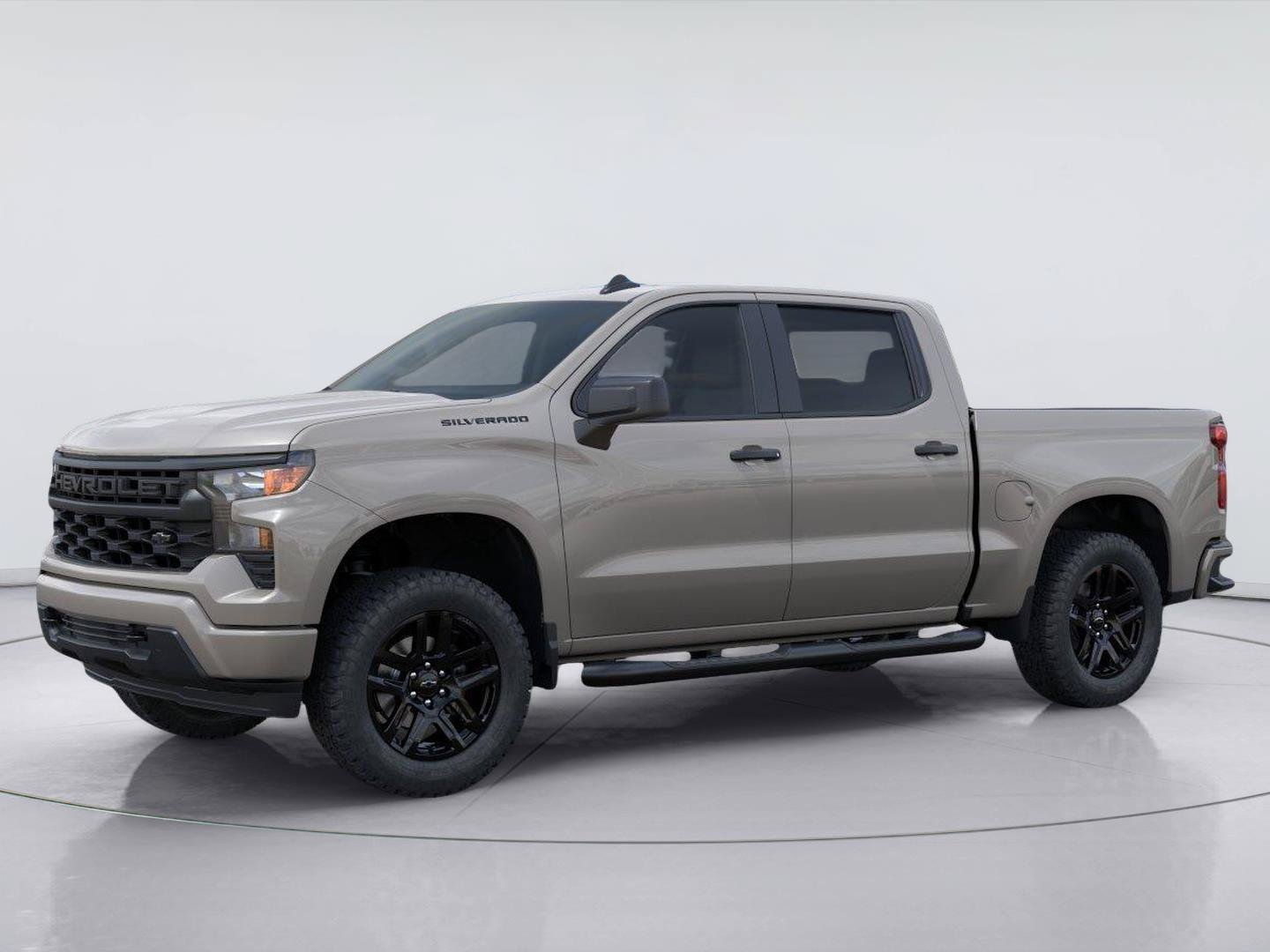 New 2026 Chevrolet Silverado 1500 Custom w/ Turbomax Blackout Package RWD image 2
