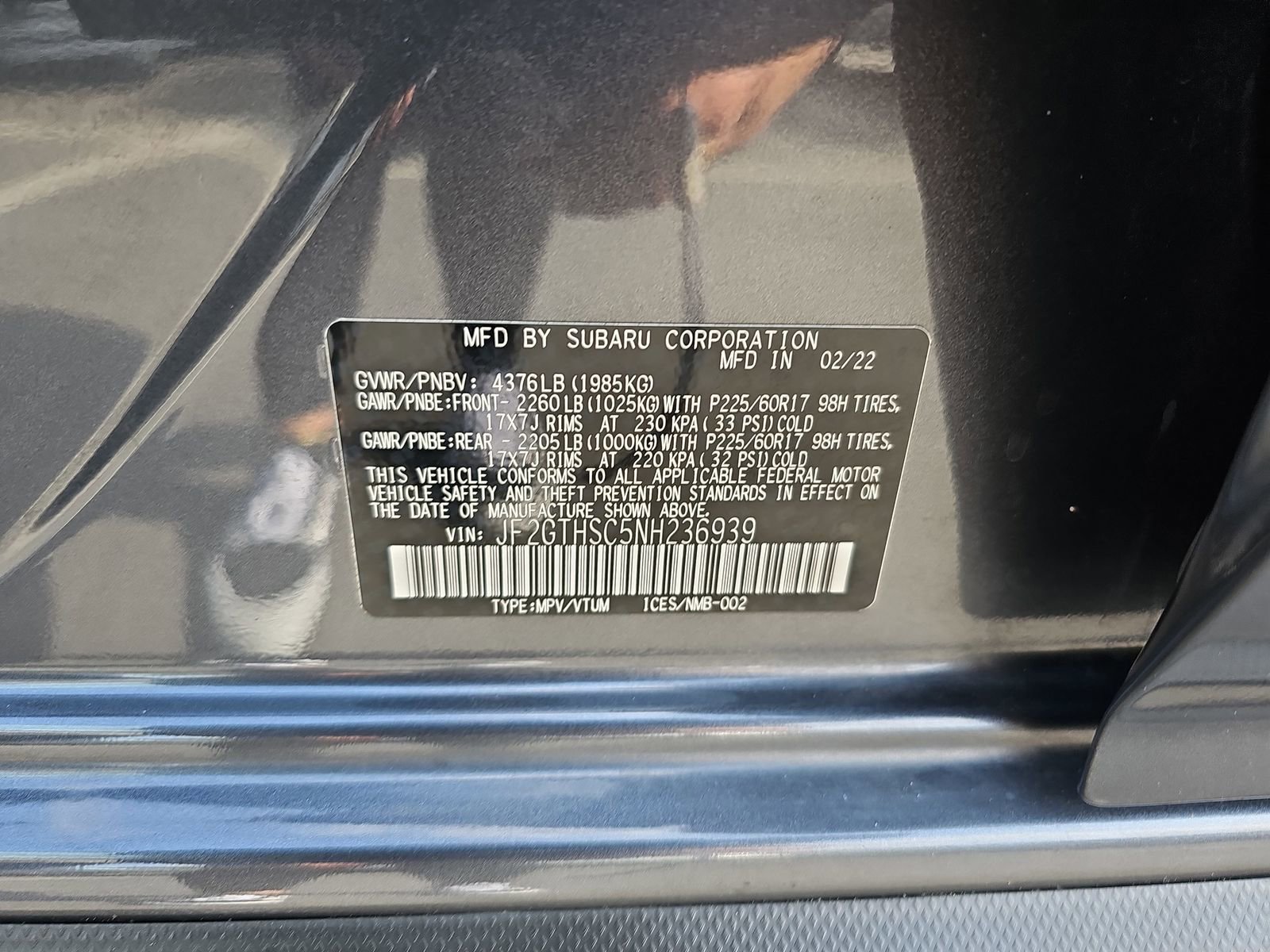 Used 2022 Subaru Crosstrek 2.5i Sport w/ Moonroof Package image 35