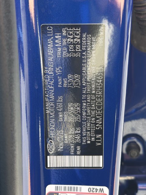Certified 2024 Hyundai Tucson Limited AWD/4WD image 35
