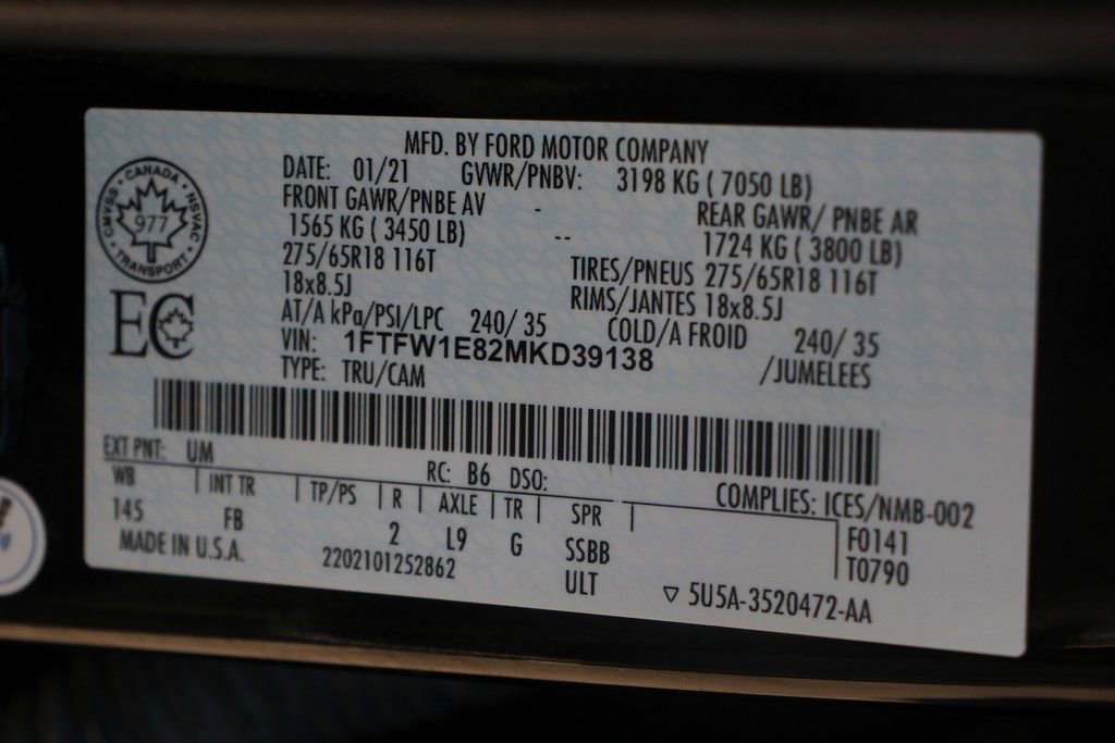 Used 2021 Ford F150 XLT w/ Equipment Group 301A Mid image 48