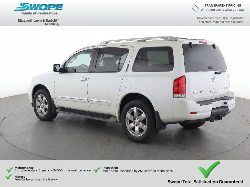 Used 2014 Nissan Armada Platinum w/ 2nd Row Captain Seat Package AWD/4WD image 4