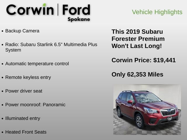 Used 2019 Subaru Forester Premium w/ All-Weather Package AWD/4WD image 12