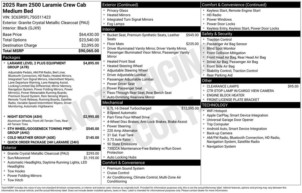 New 2025 RAM 2500 Laramie image 30