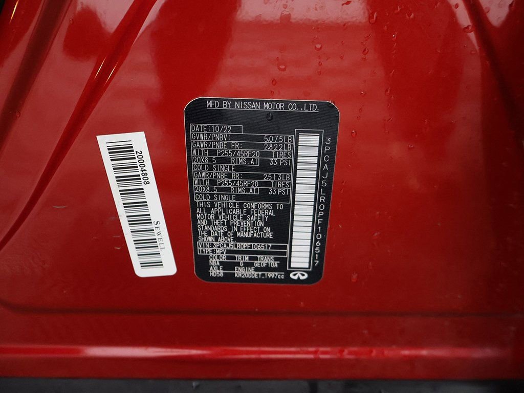 Used 2023 INFINITI QX55 Sensory w/ Lighting Package image 57