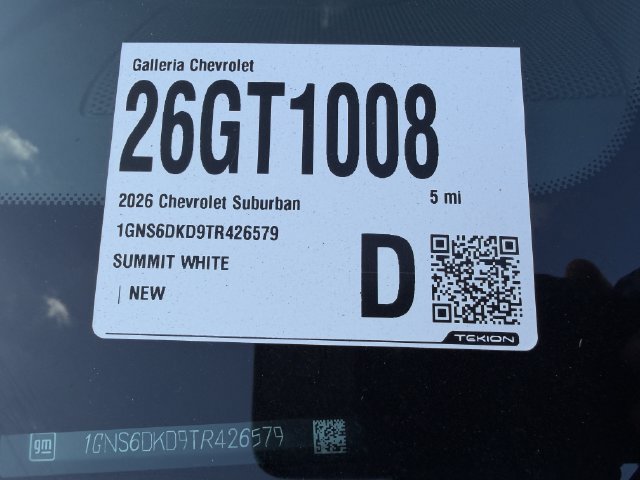 New 2026 Chevrolet Suburban Z71 w/ Comfort Package AWD/4WD image 25