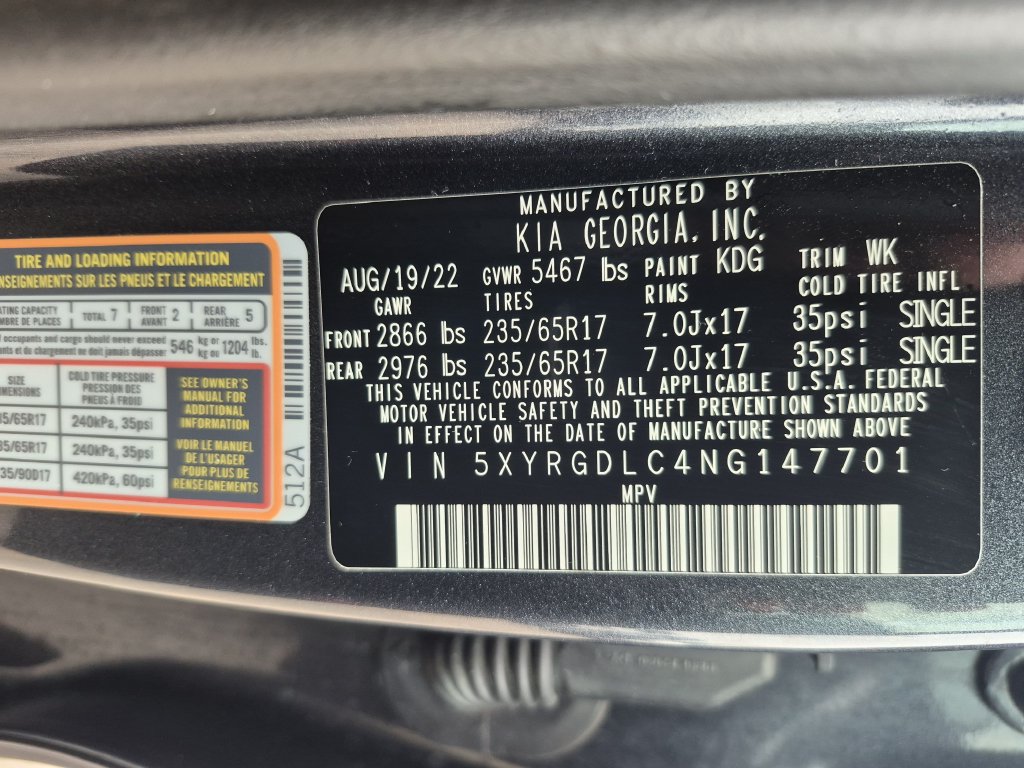 Certified 2022 Kia Sorento LX AWD/4WD image 25