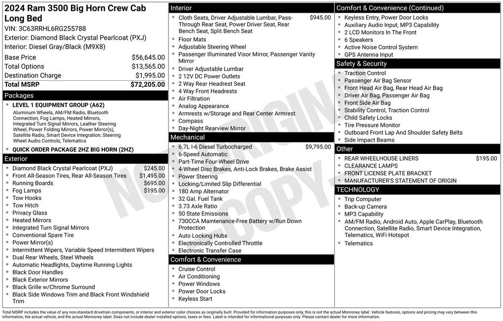 Used 2024 RAM 3500 Big Horn image 6