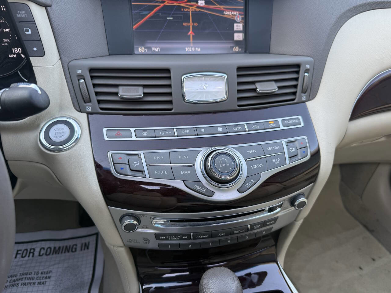 Used 2012 INFINITI M37 w/ Premium Pkg RWD image 27