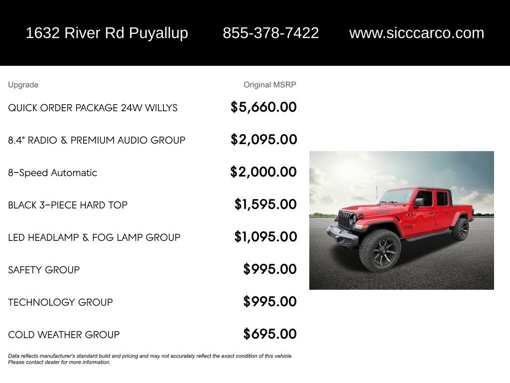 Used 2021 Jeep Gladiator Sport AWD/4WD image 5