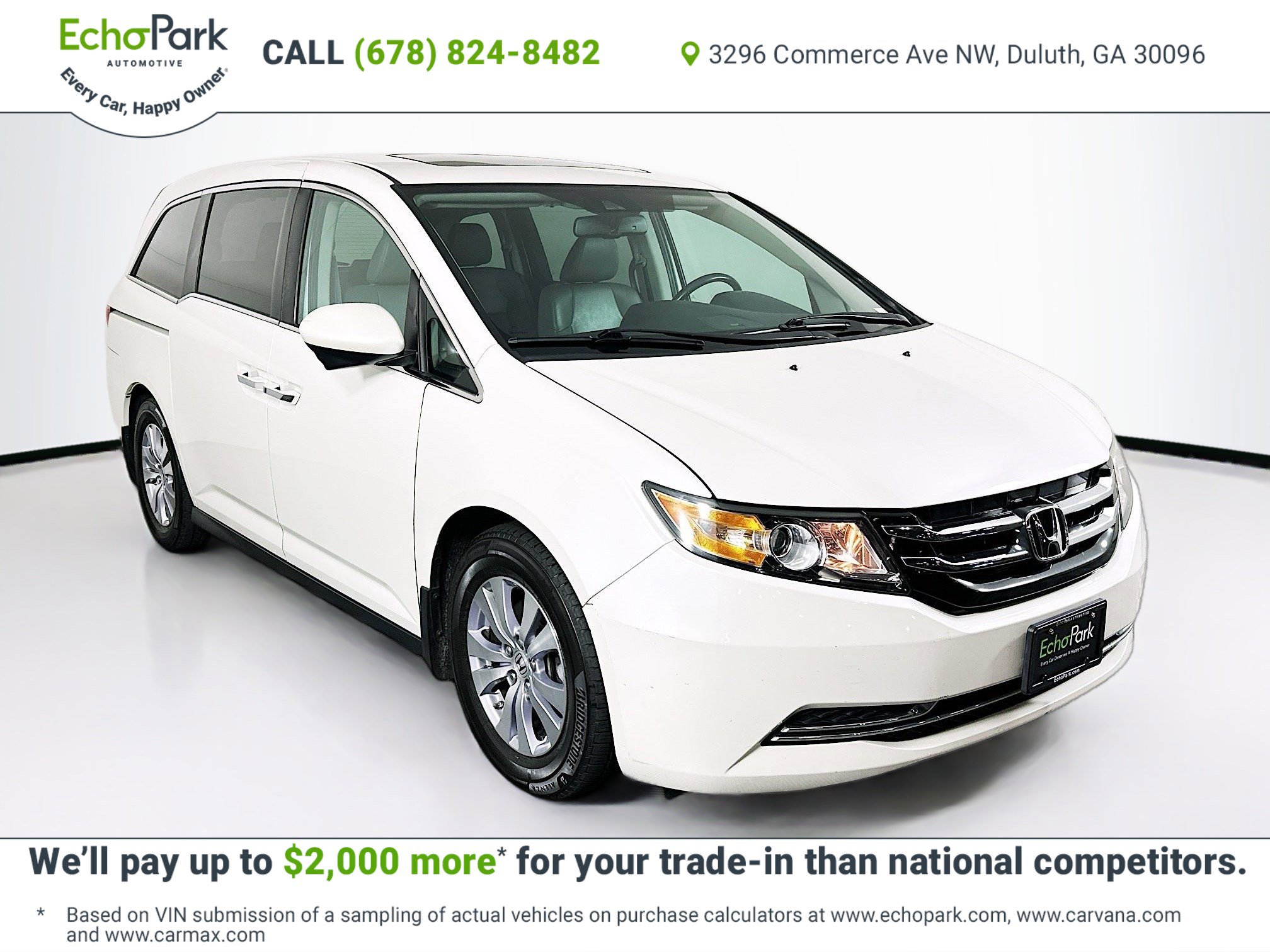 Used 2016 Honda Odyssey EX-L