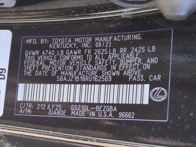 Used 2024 Lexus ES 350 F Sport w/ Accessory Package (Z2) image 26