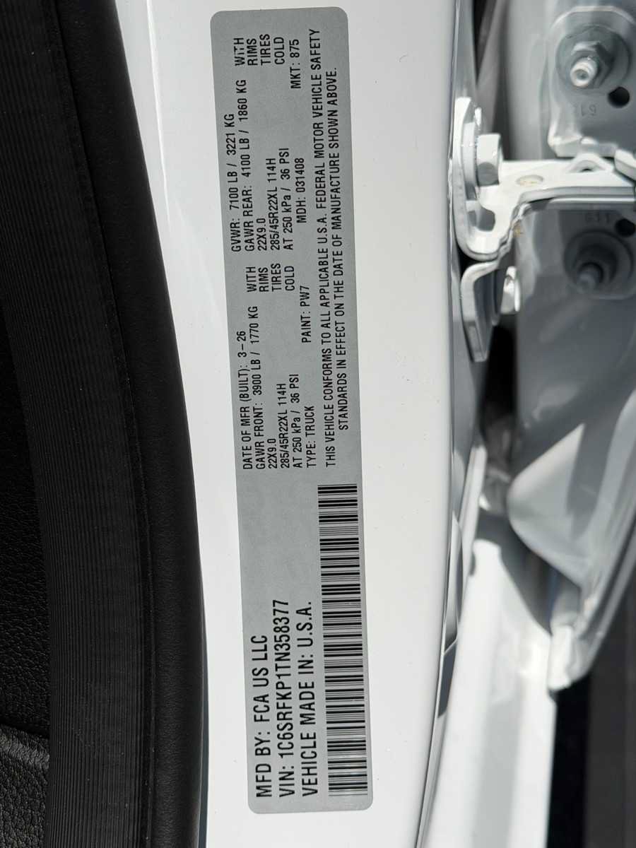 New 2026 RAM 1500 Tungsten AWD/4WD image 36