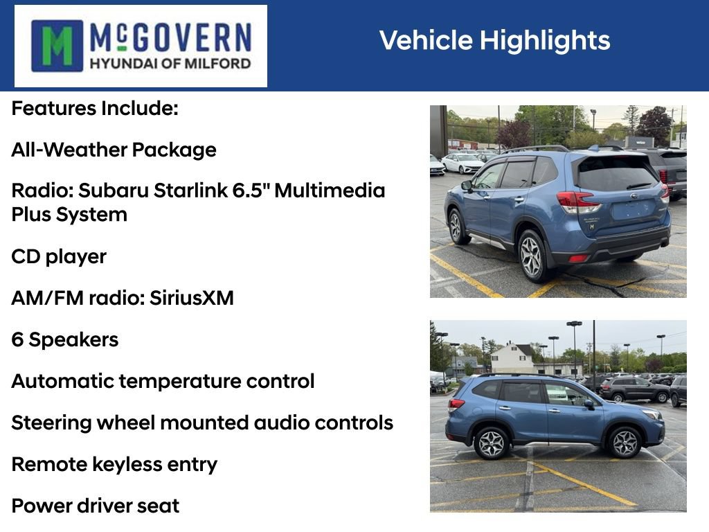 Used 2019 Subaru Forester Premium w/ All-Weather Package AWD/4WD image 4