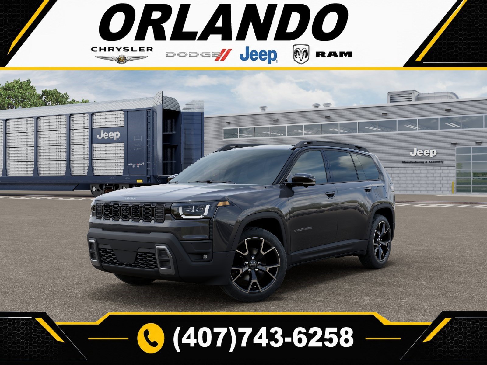 New 2026 Jeep Cherokee Overland w/ Advanced Pro Tech Group AWD/4WD image 1