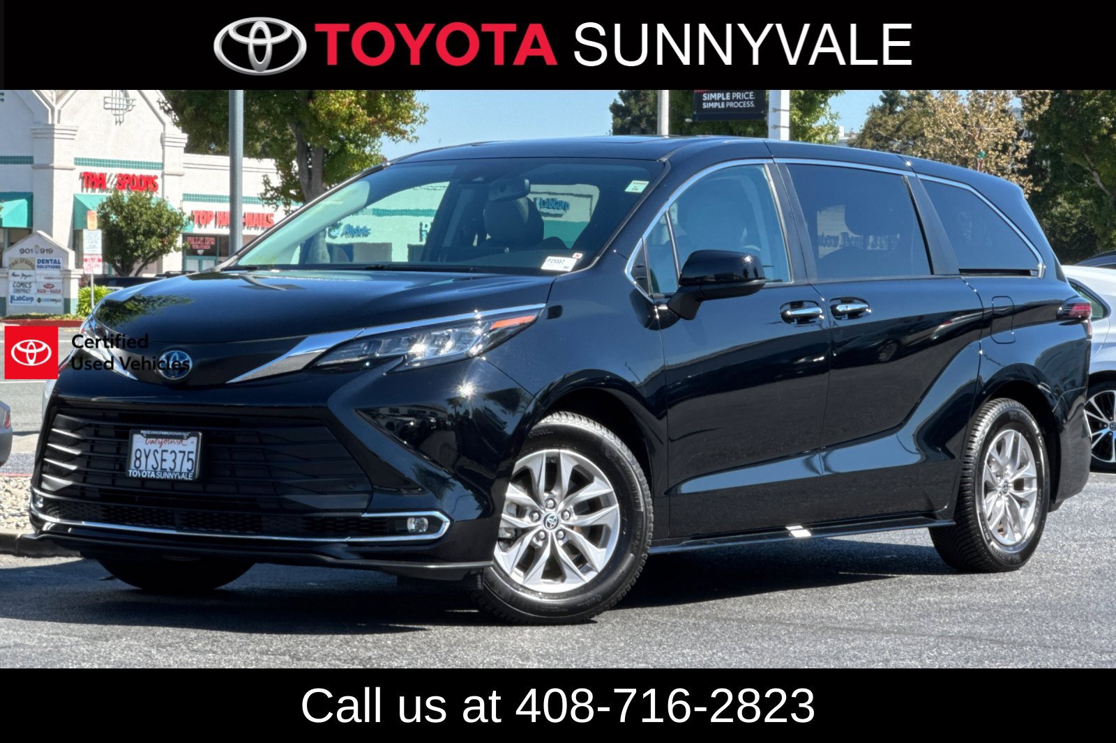 Certified 2022 Toyota Sienna XLE