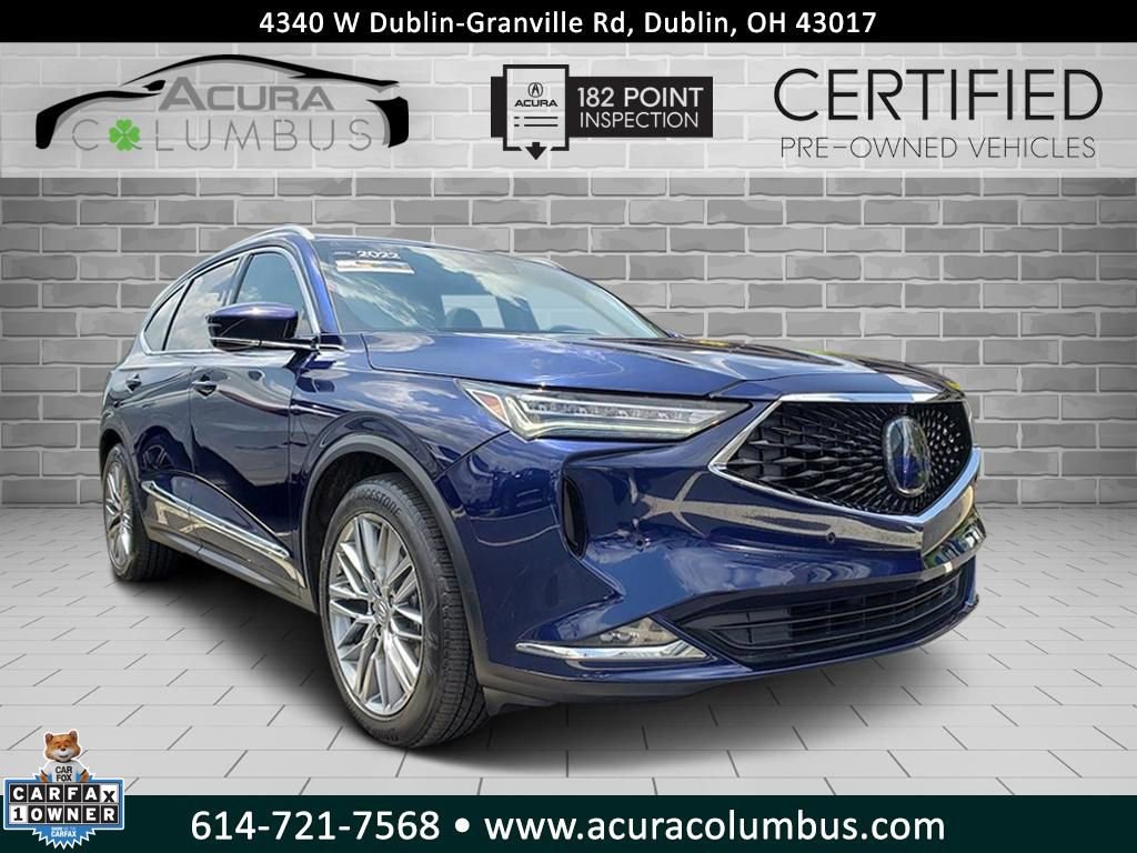 Used 2022 Acura MDX SH-AWD w/ Advance Package