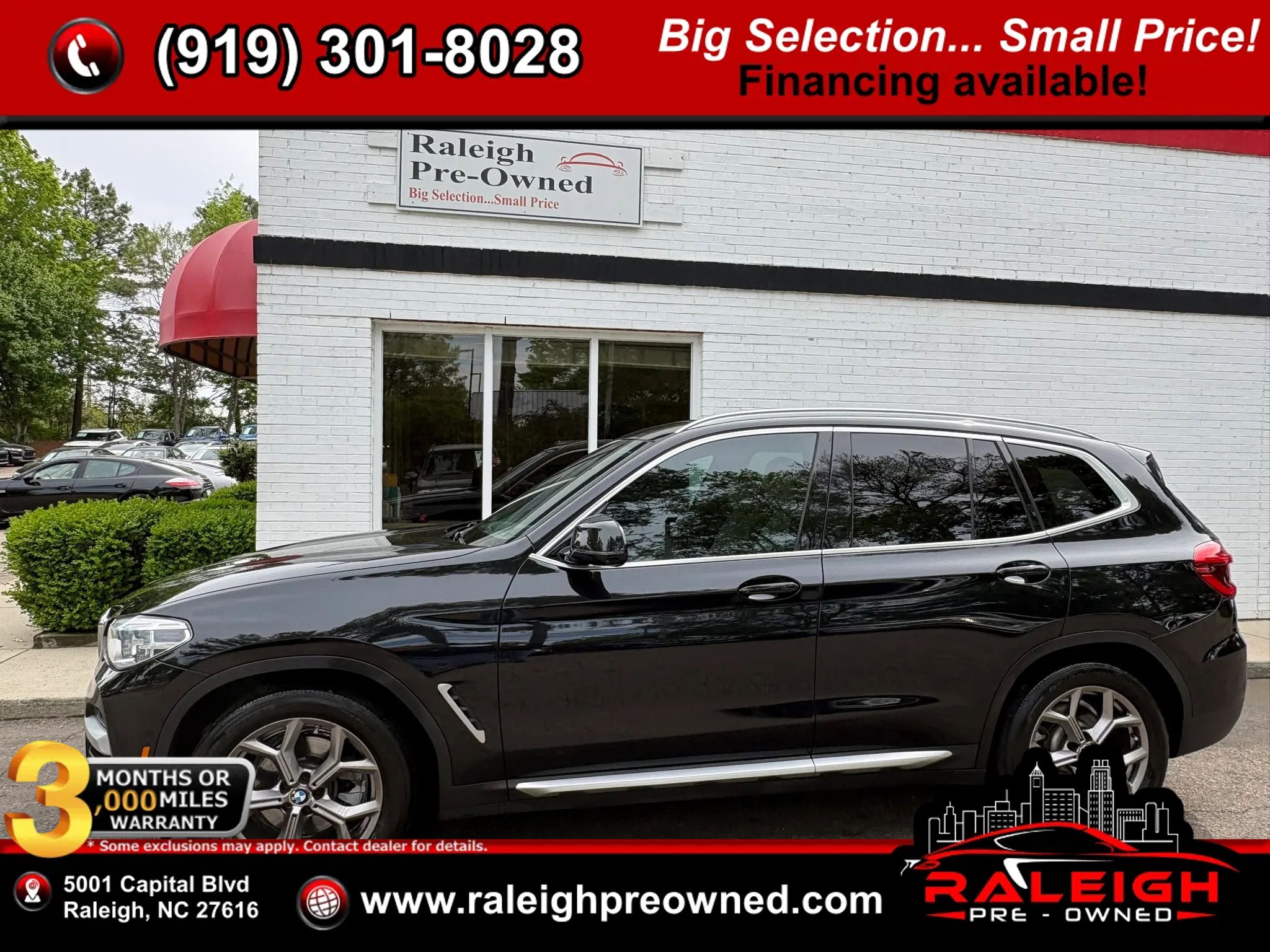 Used 2021 BMW X3 sDrive30i w/ Executive Package RWD image 1