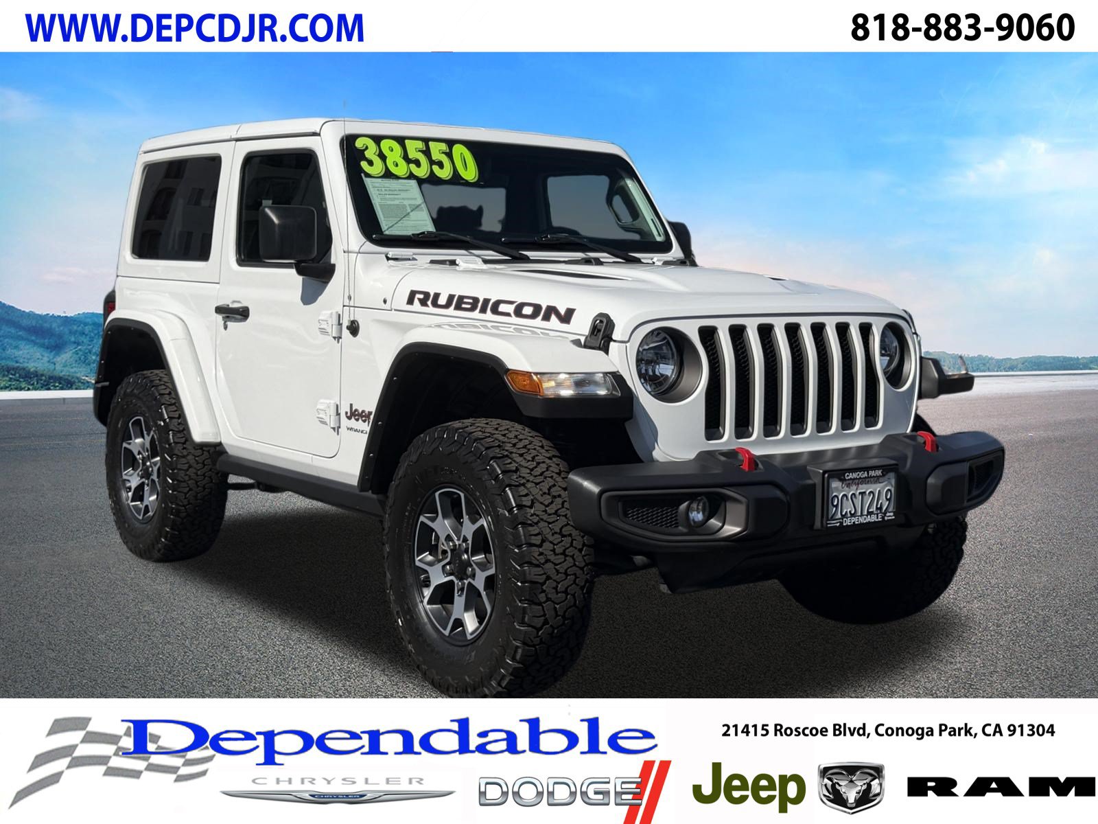 Certified 2022 Jeep Wrangler Rubicon w/ Cold Weather Group AWD/4WD image 1