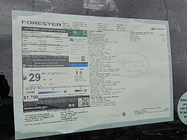 New 2026 Subaru Forester AWD/4WD image 21