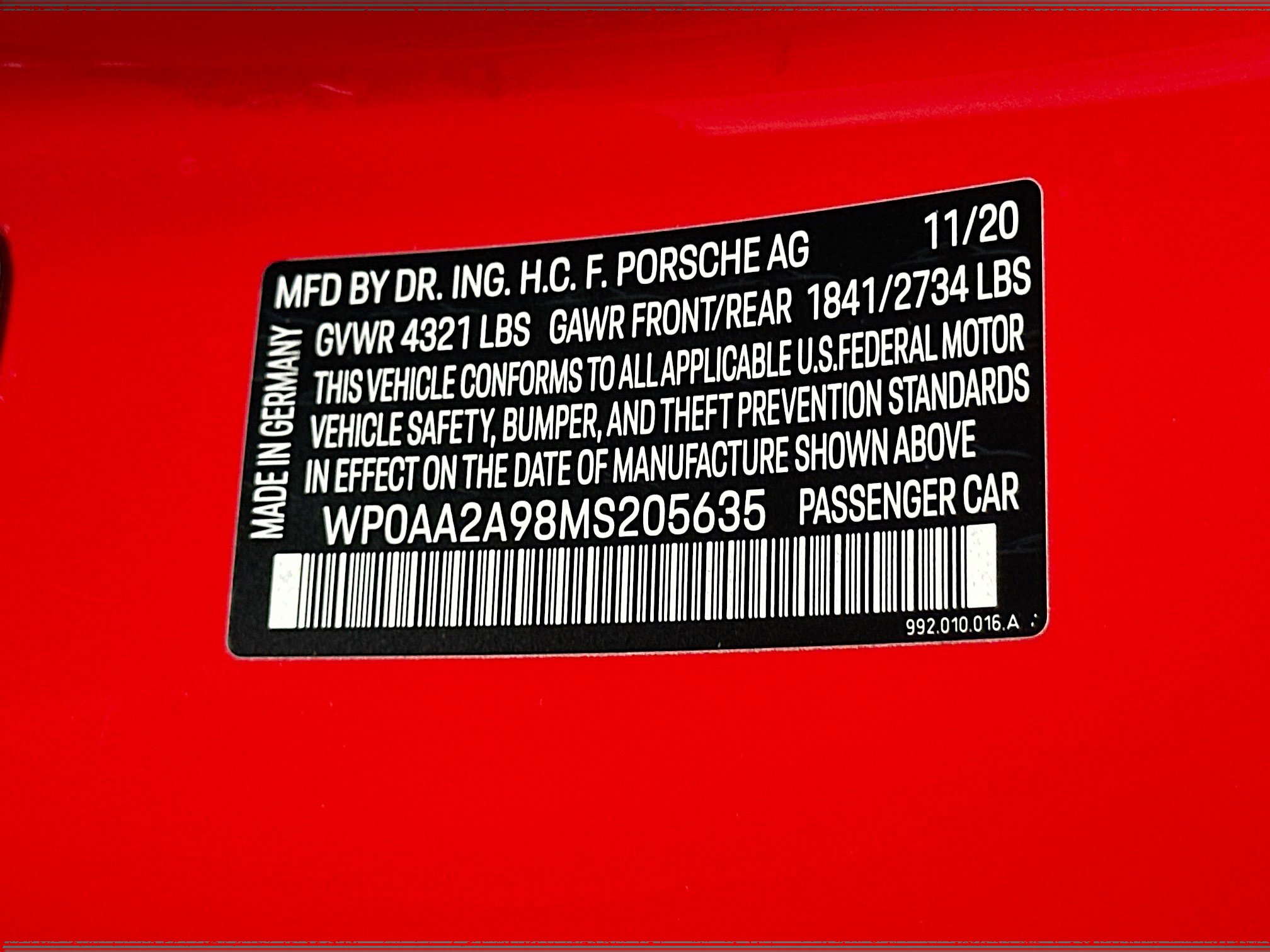 Used 2021 Porsche 911 Carrera w/ Premium Package RWD image 33