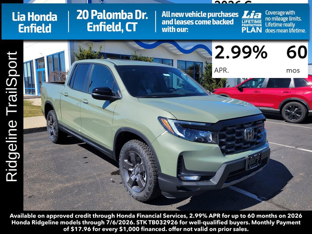 New 2026 Honda Ridgeline TrailSport