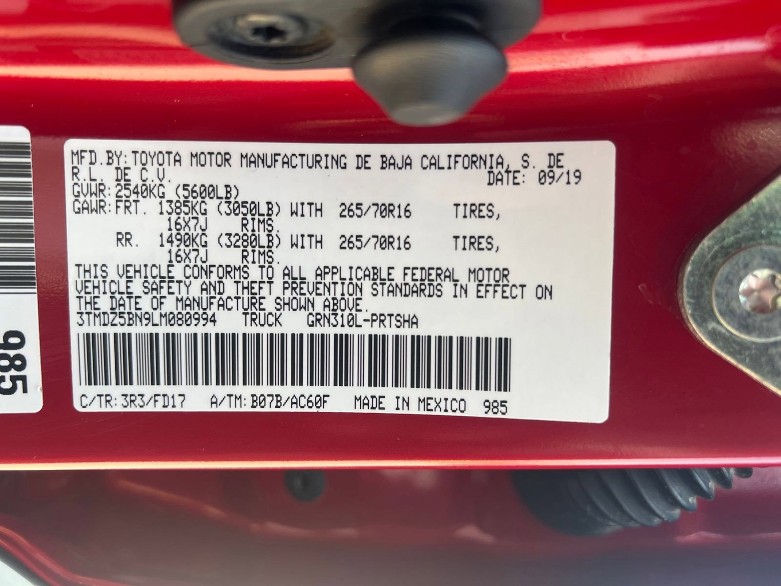 Used 2020 Toyota Tacoma 4x4 Double Cab image 23