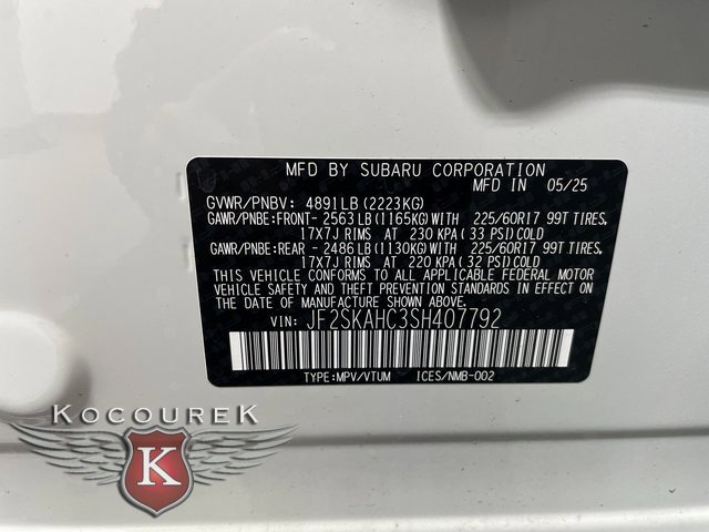 Used 2025 Subaru Forester Wilderness w/ Wilderness Package image 27