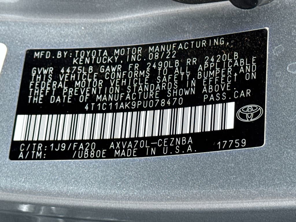Used 2023 Toyota Camry LE FWD image 30