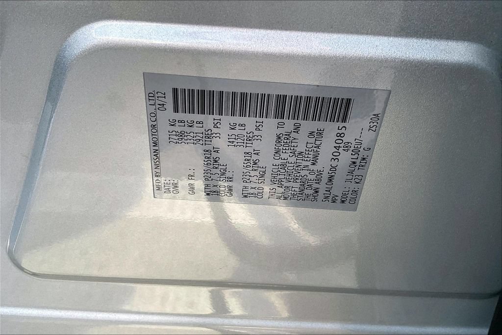 Used 2013 INFINITI JX35 FWD image 31