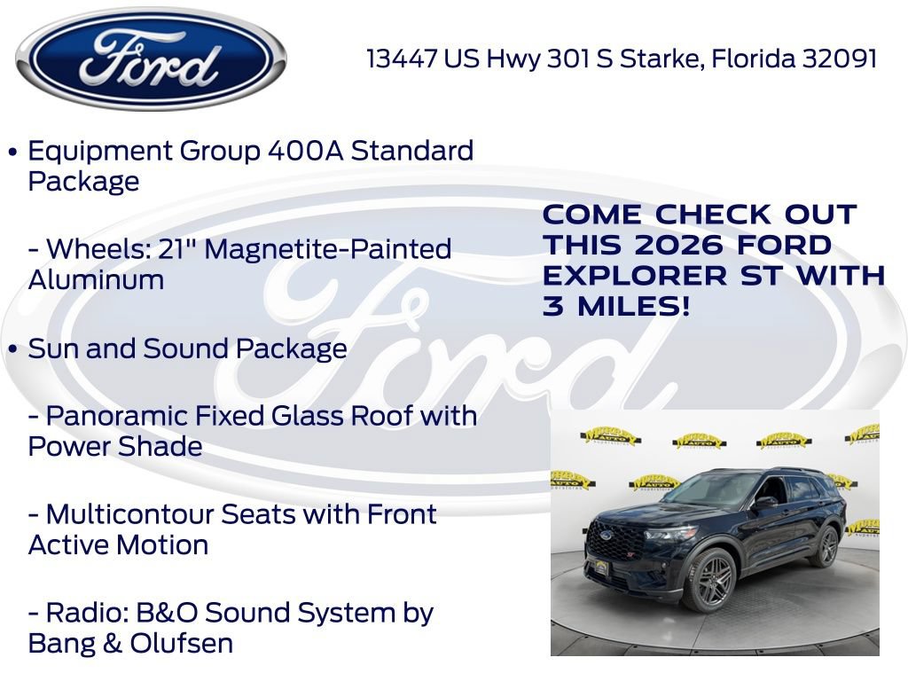 New 2026 Ford Explorer ST w/ Sun And Sound Package AWD/4WD image 20