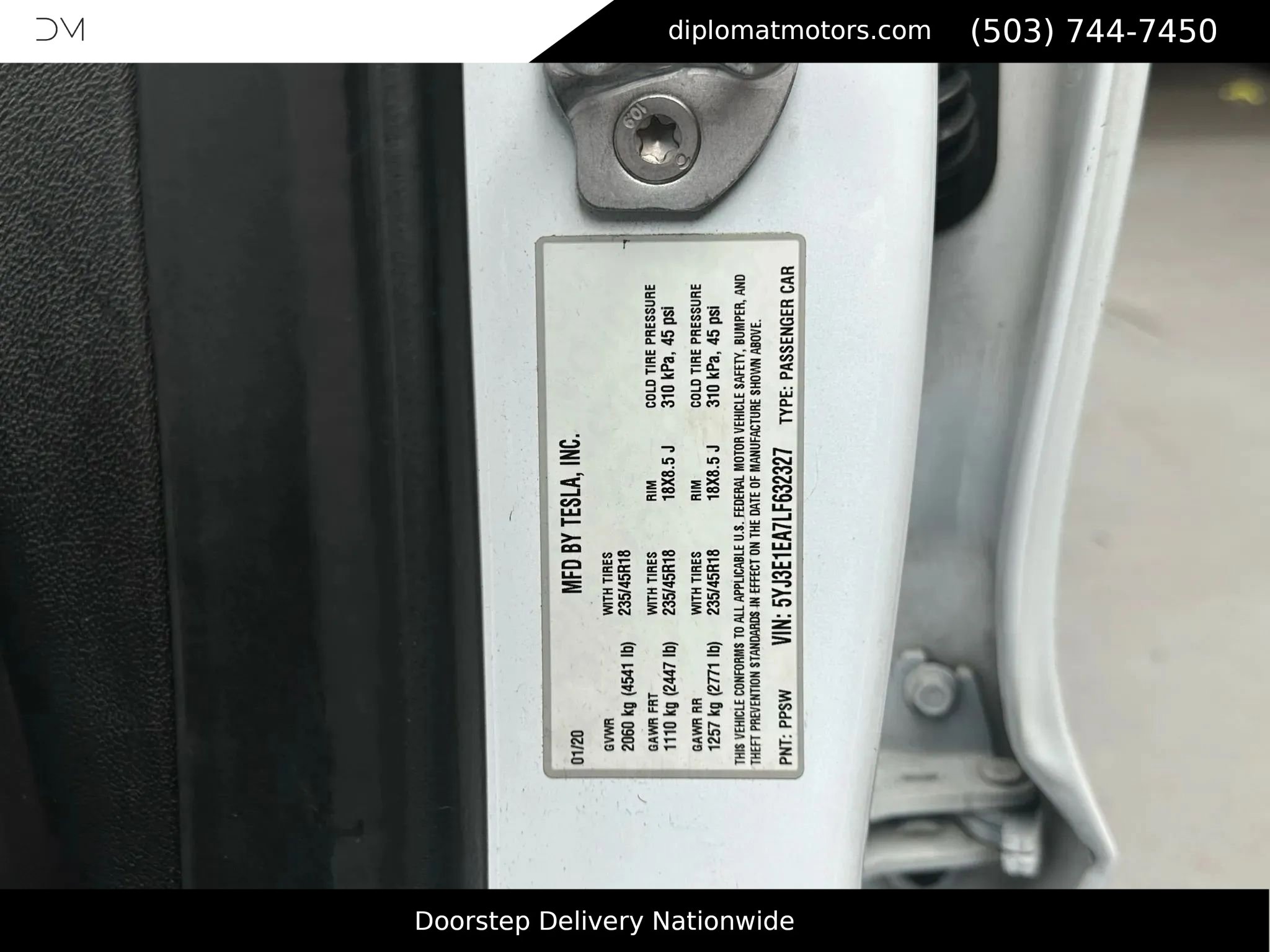 Used 2020 Tesla Model 3 Standard Range image 44