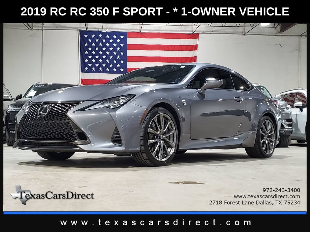 Used 2019 Lexus RC 350 F Sport w/ Accessory Package